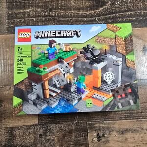LEGO Minecraft The Abandoned Mine Set 21166 New Sealed Steve Zombie